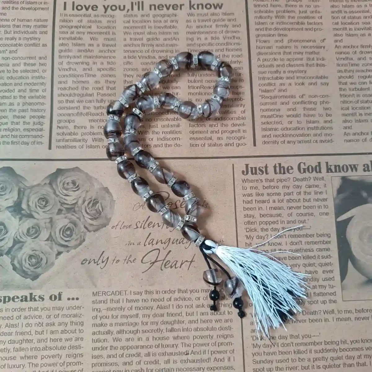 تسبیح موی یار با رنگبندی متنوع