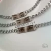 دستبند حکاکی چشم یار با سه مدل دستبند استیل و پلاک حکاکی‌شده چشم یار