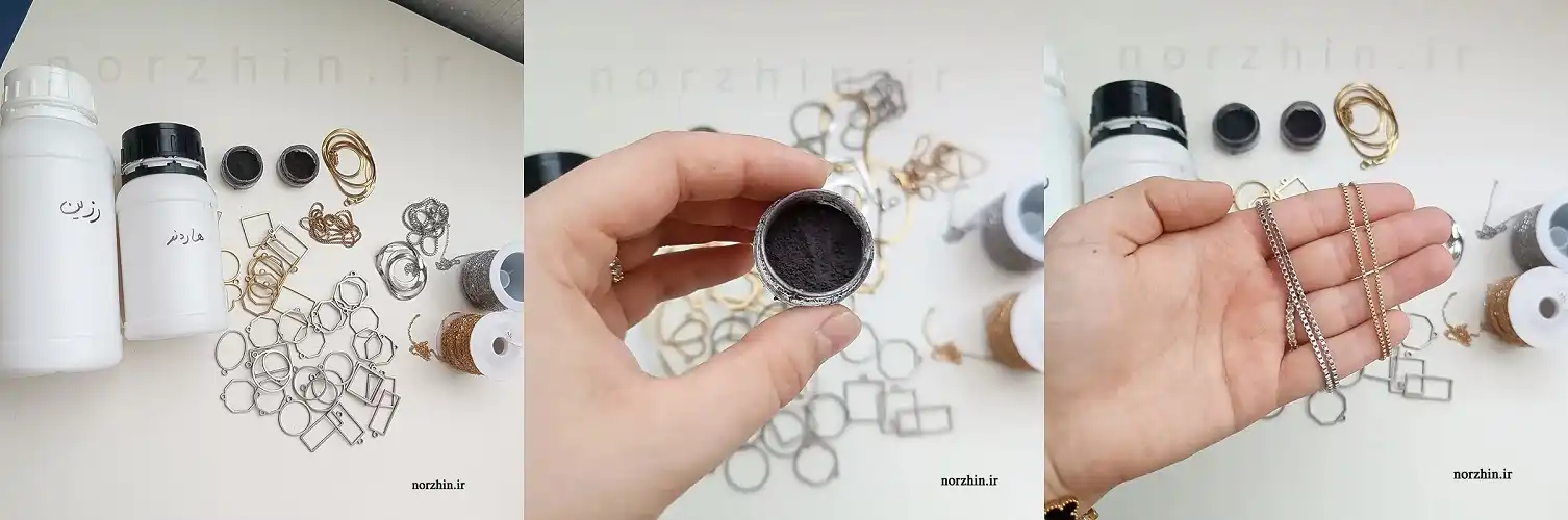 وسایل ساخت گردنبند حرارتی در یک قاب
