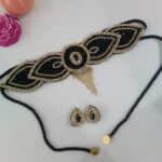 ست کمربند و سرآستین سیاه محصول ویژه نورژین