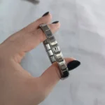 خرید دستبند استیل زنانه حکاکی