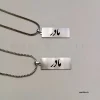 گردنبند حکاکی با متن مادر