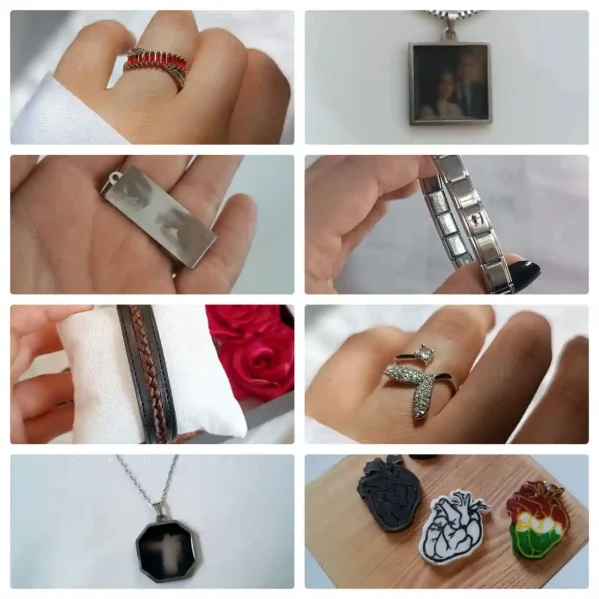 انواع زیورآلات در نورژین با طرح دلخواه