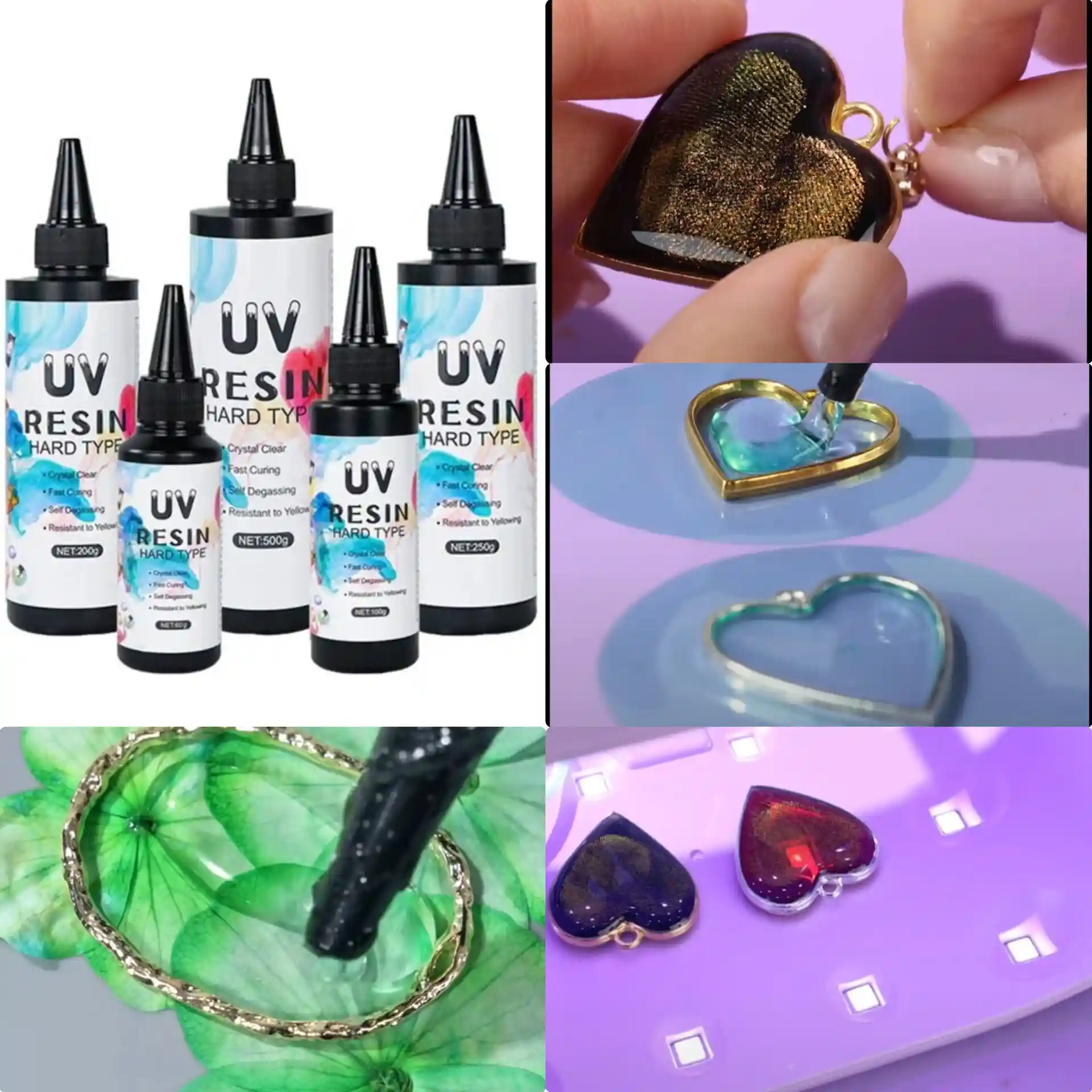 رزین یو وی چیست؟ مقایسه رزین UV قبل و بعد از خشک شدن
