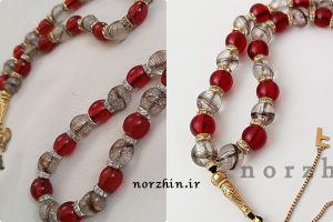 تصویری از رینگ نگین دار که در تسبیح موی یار توست نورژین به کار رفته است
